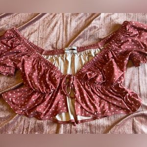 Urban Outfitters Tie Front Blouse